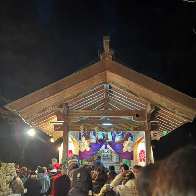 新年の参拝に訪れる｜伊野天照皇大神宮